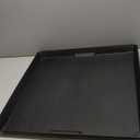 WirthCo 40092 Funnel King Drip Tray - Black Plastic 22 x 22 x 1.5 Inches - Perfect for Catching Spills or Leaks from Mini Fridges, Air Conditioners, Automotive, and Machinery - Made in USA