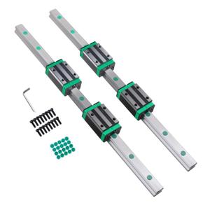Linear Rail 2PCS HGR20 1000mm Linear Guide Rail HGH20CA HGH20 Linear Slide Rail + 4PCS HGH20CA Carriage Slider Block CNC Kit for DIY CNC Routers Lathes Mills