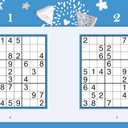 3 x Brain Games - Take-Along - Sudoku | Summer-Themed Fruit Design | Portable Variety Puzzle Book