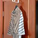Maitys Plastic Storage Hooks, 4 Pieces Multi Hanging Organizers for Coats, Towels, Bags, Hats, Scarves (White)