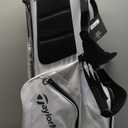 TaylorMade Pro Stand Bag, Lightweight, Ideal for Carrying or Push Cart (White)