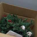 2 Pack Pre-lit Christmas Tree with Remote, Battery Operated with Timer, Smart Multi-Color & Warm White Lights, Music Sync, Artificial Christmas Tree for Outdoor Porch, Urn Filler, Xmas Decor