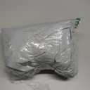 Boys Softshell Jacket with Magic Sleeve Patches Adjustable Hood Cuffs for Skiing Ages 6-16Y (14-16 Years, Eggshell & Black)