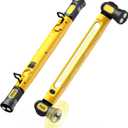 Under Hood Work Light Bar, 3000LM LED Magnetic Light Bar with Hooks, 5200mAh Cordless Rechargeable Hood Light for Mechanic/Car Repairing/Garage-Yellow
