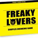 Couple Drinking Game for Date Night to Test Your Freak, Fun Couple Game for Romantic Anniversary & Valentines Birthdays Gift (Freaky Lovers)