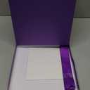 RUSPEPA Medium Birthday Gift Box with Lids, Ribbon and Tissue Paper, Collapsible Gift Box - 1 Pcs, 10x10x10 Inches, Purple
