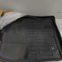 Car Floor Mats for Ford Transit Connect: 2014-2021 Front Row Mats, Only Fit Vinyl Floor and Floor Posts, All Weather Floor Liners for Connect Van Accesories, Heavy-Duty Anti-Slip Black TPE Carpets