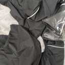 Dog Raincoat for Medium Large Dogs,rain Jacket Coat, Full Leg Coverage Waterproof Rain Suit with Detachable Hood & Tail, Reflective Strips, Snag-Free Top Zipper (Black for Boy, XXX-Large)