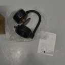 Hands Free Hair Dryer Holder Wall Mounted with Suction Cup, No Drill Installation for Damage-Free Walls, 360 Adjustable Blow Dryer Holder Fits Most Hair Dryers for Bathroom Organization1 Pack(Black)