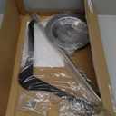 Adjustable Shirt Display Stand, 20-35 Inch Height Tshirt Display Stand for Vendors, Wooden T Shirt Mannequin Display forShirt, Jacket, Coat at Clothing Vendor Events, Trade Fair, Trade Show(Black) (1Pcs)