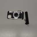 Yatchen Camera Case Compatible with iPhone 13, Cute 3D Vintage Camera with Lanyard Adjustable Shoulder Strap Girls Women Unique Cool Silicone PC Cover Black