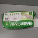 Disposable Vinyl Gloves, Food Safe, Latex-Free Powder-Free Clear Plastic Gloves for Cooking, House Clean, Food Prep (Medium)