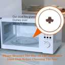 Microwave Turntable Ring 8.74inch,11 mm-Microwave Turntable Coupler Rollers for Smooth Heating