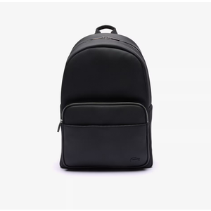 Lacoste Men's Classic Laptop Pocket Backpack, Black, One Size