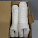 ABenkle Baby Diaper Caddy, Nursery Storage Bin and Car Organizer for Diapers and Baby Wipes, Cotton Rope Diaper Basket Caddy, Changing Table Diaper Storage Caddy (Large, White)