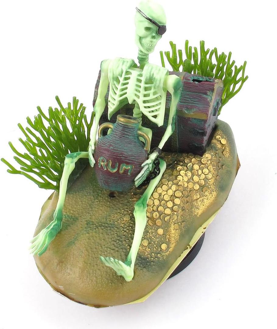 Qtqgoitem Aquarium Decor Drinking Man Print Detail Artificial Emulation Ornament (model: 098 ec9 3a9 4e3 578)