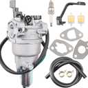 HUAYI Carburetor 76533 for Champion 4000W 4375W 4750W Dual Fuel Generator Model#100524 100628 100307 100397 100401 100456 100479 Replaces 27.131000.05, 27.131000.08, 27.131000.13