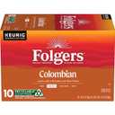 2 x Folgers Colombian Coffee, Medium Roast, Keurig K-Cup Pods, 10 Count Box (EXP 03/28/27)