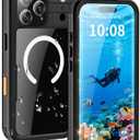 for iPhone 17 Pro Max Case - Compatible with MagSafe - IP68 Waterproof & Dustproof, 10FT Military-Grade Drop Proof - Built-in Screen Protector & Full-Body Rugged Cover, 6.9 Inch - Black