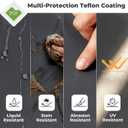 Alvantor Shower Tent Pop Up Changing Room Outdoor Shower Enclosure Pop Up Privacy Shelter Toilet Tent Camping Dressing Portable Shelter Teflon Coating Fabric 4x4x7' Patent Pending