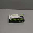 SwiftLite Disposable Vinyl Gloves, 100ct Black