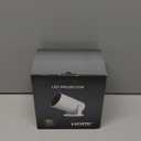 Mini Portable Projector 4K WiFi 6 BT 5.2 Upgraded Portable Projector Full HD Supported for Phone /PC /TV /HDMI /PS5 /Laptop Auto Keystone Home Theater 180 Rotation [Built-in App] White