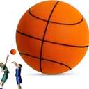 Silent Basketball Size 7, Upgrade Dribble Dream Silent Basketball, Foam Indoor Ball for Quiet Dribbling and Indoor Training, Real Feel Higher Bounce Quieter (9.4 in)