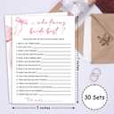 Bridal Shower Games - Who Knows The Bride Best, Wedding Shower Bachelorette Party Game, Bridal Shower Games 30 Guests/P02