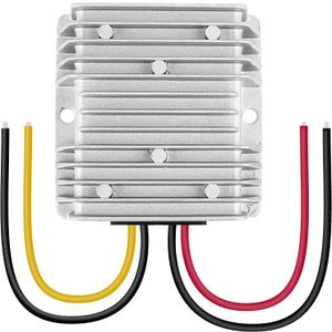 SUPERNIGHT DC 12V Step Up to 24V 5A 120W Power Booster DC Voltage Converter Waterproof for Golf Cart