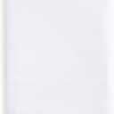 Linen Closet Fitted Sheet 100% Cotton Percale, Cool & Crisp, Brushed for Softness, Deep Pocket Fits Mattresses up to 17", Breathable, Durable, Easy Care, 1-Piece Bottom Sheet, Queen Size, White