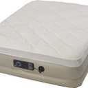 Serta Raised Air Mattress with Never Flat Pump | Size: Queen 18"| Luxury Inflatable Mattress with Built in Air Pump to Ensure a Restful Night | Heavy Duty Blow Up Mattress with Self Inflating Pump