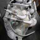 Otrolepota Baby Swing for Infant, Newborn Swing with Music, 5 Speed Levels, Timing Setting, Soft Cushion, Foldable Infant Swing for Indoor Outdoor Use 0-9 Months