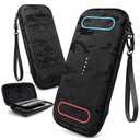 Mumba Carrying Case for Nintendo Switch 2 2025, [Slim Version] Travel Case with 12 Game Cartridge slot Portable Bag Protective Carry handbag Pouch Shell Accessories [Portable & Lightweight] (Stealth)