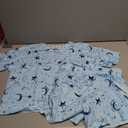 Kistore Summer 2 Piece Pajamas Sets Short Sleeve Sleepwear Pjs Lounge Split Short Sets
Size L