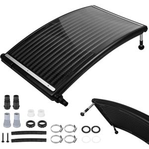 Eachbid Solar Pool Heater, 43.3'' Pool Solar Heater, Adjustable Swimming Pool Heater Above-Ground Inground Pools, Solar Heater for Inground Pool, Solar Heater for Pool (43.3''x27.2'')