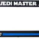 Jedi Master 3D Raised License Plate Frame | 1 Pack Car License Plate Cover | Universal US Car Black License Plate Holder | Auto Accessories (Car, Truck and SUV)