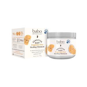 BABO Botanicals Sensitive Baby Fragrance-Free All Natural Healing Ointment - 99% Organic & 1% Colloidal Oat - Steroid-Free - NSF Certified - for Eczema, Irritated/Itchy Skin - Face, Body, Diaper Area