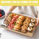 5 Pack Extra Large Disposable Charcuterie Board, 17.3"x11.8" Paper Charcuterie Boxes, Serving Trays with Lid for Lightweight Food Meal Prep, Sandwiches, Cake and Buffet