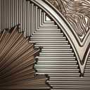 Art3d Drop Ceiling Tiles 24x24 in Bronze (12-Pack, 48 Sq.ft), 3D Wainscoting Panels Glue Up 2x2