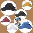 Satin Lined Backless Ponytail Baseball Cap for Women (M)