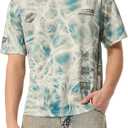 Men's Wilder Quick Dry Oversized Graphic Tee Shirt Standard (XL)