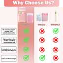 240pcs Ear Hole Cleaner, Disposable Earring Hole Cleaner, Ear Piercing Cleaner Floss & 50pcs Cotton Swabs Kit, Ear Piercing Cleaning Kit, New Piercings Aftercare, Post Exercise Hygiene Maintenance