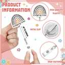 Geyoga 12 Pcs Emergency Nurses Appreciation Gifts Badge Holder Retractable Badge Reels Cards Holder with Clip Gift for Emergency Nurse Dentist Volunteer Ot Doctor Nurse Coworker Appreciation