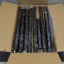 DAOYA Shower Caddy Tension Pole Corner with 4 Removable Baskets & 2 Towel Bar - Expandable Shower Caddy Corner Adjustable 25-114.2 Inches Upgraded Bath Organizer for Tub(Stainless Steel, Black)