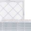 Amazon Basics 16x20x1 Air Filter 6-Pack, MERV 8 AC Furnace Filters, Allergen Control , Removes Dust, Lint and Pollen, Electrostatic (Actual Size: 15.75" x 19.75" x 0.75")