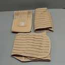 3 in 1 Postpartum Belly Support Recovery Wrap - Postpartum Belly Band, After Birth Brace, Slimming Girdles, Body Shaper Waist Shapewear, Post Surgery Pregnancy Belly Support Band (Classic Ivory, M/L)