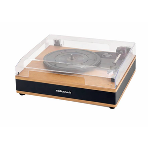 RadioShack - Retro Turntable - 3-Speed Vinyl Player with Bluetooth, RCA/AUX Ports, Dual Speakers, Model 4001797