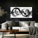 CPKATMT Abstract Wall Art For Living Room Black And White Wall Decor For Bedroom Modern Prints Wall Art For Office 20 x 40 Inch