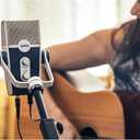 AKG Pro Audio Lyra Ultra-HD USB C Microphone for Recording, Streaming, Gaming, Podcasting, ASMR on PC and Mac, Condenser Mic for Laptop or Computer, Adjustable Stand, Plug and Play  Blue and Silver