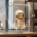 Jumbo Vertical Acrylic Display Case - Extra Tall 19.6" Cabinet for Oversized Figures, Magnetic Door & Stackable Dustproof Showcase for Statues, Plush Art Dolls (Extra Large 14.5"x11.5"x19.6")